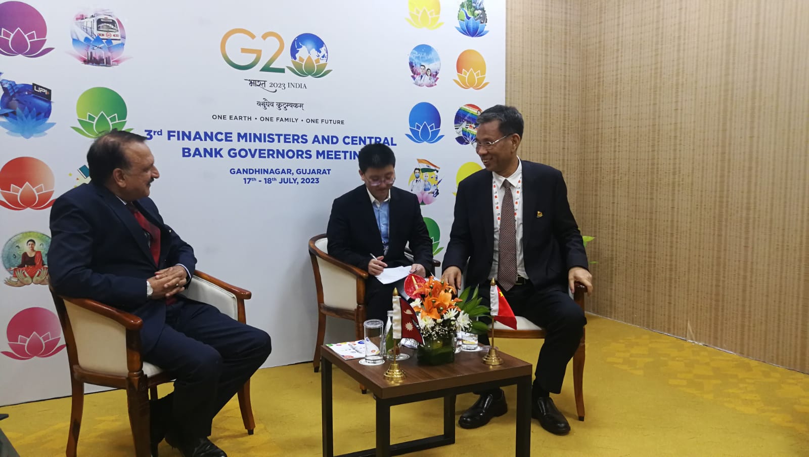 अर्थमन्त्री महतले चिनियाँ समकक्षीलाई के भने ?